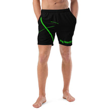 Load image into Gallery viewer, Big North Drip Green Swimshorts
