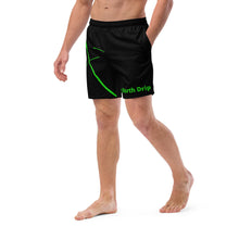 Load image into Gallery viewer, Big North Drip Green Swimshorts
