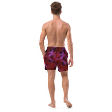 Load image into Gallery viewer, Big North Drip Red/Purple Smoke Swimshorts
