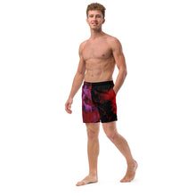 Load image into Gallery viewer, Big North Drip Red/Purple Smoke Swimshorts
