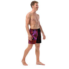 Load image into Gallery viewer, Big North Drip Red/Purple Smoke Swimshorts
